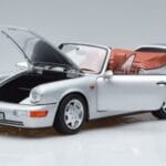 Porsche 911 964 Carrera 2 Cabriolet Silber Norev 1:18 187330 Metall - image 2 of 7