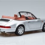 Porsche 911 964 Carrera 2 Cabriolet Silber Norev 1:18 187330 Metall - image 3 of 7