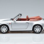Porsche 911 964 Carrera 2 Cabriolet Silber Norev 1:18 187330 Metall - image 4 of 7