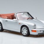 Porsche 911 964 Carrera 2 Cabriolet Silber Norev 1:18 187330 Metall - image 5 of 7