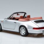 Porsche 911 964 Carrera 2 Cabriolet Silber Norev 1:18 187330 Metall - image 6 of 7