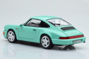 Porsche 911 964 Carrera 2 Mint Grün Norev 1:18 187327 Metall – Bild 7 von 8