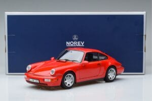 Porsche 911 964 Carrera 2 Rot Norev 1:18 187320 Metall – Bild 7 von 7