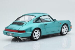 Porsche 911 964 Carrera 2 Wimbledon Grün Norev 1:18 187329 Metall – Bild 4 von 8