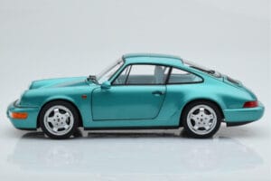 Porsche 911 964 Carrera 2 Wimbledon Grün Norev 1:18 187329 Metall – Bild 5 von 8