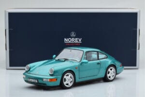 Porsche 911 964 Carrera 2 Wimbledon Grün Norev 1:18 187329 Metall – Bild 8 von 8