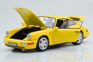 Porsche 911 964 Carrera 2 Gelb Norev 1:18 187328 Metall – Bild 2 von 8