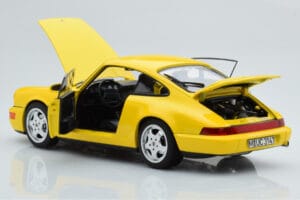 Porsche 911 964 Carrera 2 Gelb Norev 1:18 187328 Metall – Bild 3 von 8