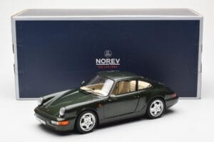 Porsche 911 964 Carrera 4 Grün Metallic Asia Exclusive Norev 1:18 187326 Metall – Bild 8 von 8
