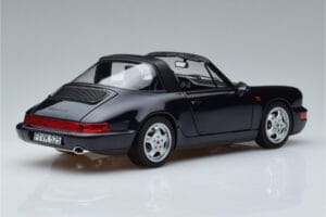 Porsche 911 964 Carrera 4 Targa Blau Norev 1:18 187340 Metall – Bild 3 von 8