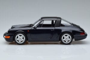 Porsche 911 964 Carrera 4 Targa Blau Norev 1:18 187340 Metall – Bild 4 von 8