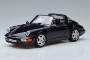 Porsche 911 964 Carrera 4 Targa Blau Norev 1:18 187340 Metall