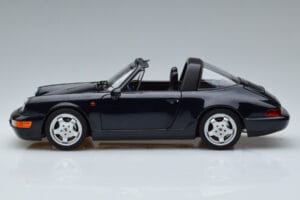 Porsche 911 964 Carrera 4 Targa Blau Norev 1:18 187340 Metall – Bild 5 von 8