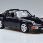 Porsche 911 964 Carrera 4 Targa Blau Norev 1:18 187340 Metall - image 6 of 8