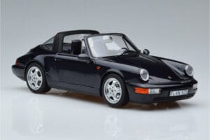 Porsche 911 964 Carrera 4 Targa Blau Norev 1:18 187340 Metall – Bild 6 von 8