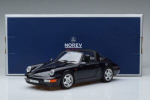 Porsche 911 964 Carrera 4 Targa Blau Norev 1:18 187340 Metall – Bild 8 von 8