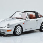 Porsche 911 964 Carrera 4 Targa Polar Silber Norev 1:18