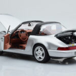 Porsche 911 964 Carrera 4 Targa Polar Silber Norev 1:18 - image 3 of 9