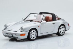 Porsche 911 964 Carrera 4 Targa Polar Silber Norev 1:18