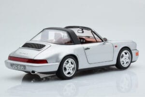 Porsche 911 964 Carrera 4 Targa Polar Silber Norev 1:18 187342 Metall – Bild 5 von 9
