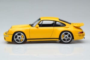 Porsche 911 964 RUF CTR Anniversary Blossom Gelb Almost Real 1:18 880301 Metall – Bild 5 von 8