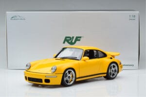 Porsche 911 964 RUF CTR Anniversary Blossom Gelb Almost Real 1:18 880301 Metall – Bild 8 von 8