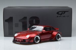 Porsche 911 964 RWB Duck Tail Candy Apple GT Spirit 1:18 GT759 Resin – Bild 6 von 6