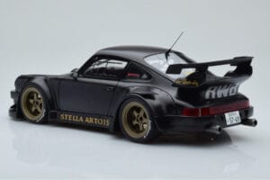 Porsche 911 964 RWB Stella Artois Schwarz GT Spirit 1:18 GT421 Resin – Bild 5 von 6