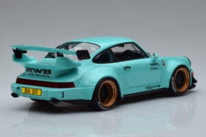 Porsche 911 964 RWB Tiffany Blau GT Spirit 1:18 GT875 Resin – Bild 2 von 6