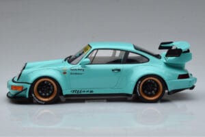 Porsche 911 964 RWB Tiffany Blau GT Spirit 1:18 GT875 Resin – Bild 3 von 6