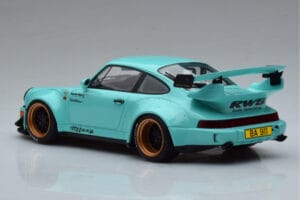 Porsche 911 964 RWB Tiffany Blau GT Spirit 1:18 GT875 Resin – Bild 5 von 6