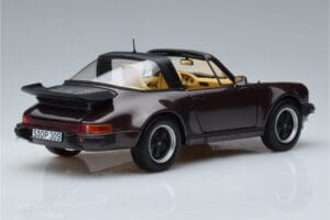 Porsche 911 964 Turbo Targa Braun Norev 1:18 187665 Metall – Bild 3 von 8