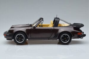 Porsche 911 964 Turbo Targa Braun Norev 1:18 187665 Metall – Bild 5 von 8