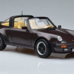 Porsche 911 964 Turbo Targa Braun Norev 1:18 187665 Metall - image 6 of 8