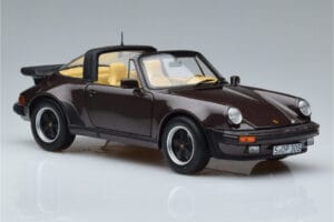 Porsche 911 964 Turbo Targa Braun Norev 1:18 187665 Metall – Bild 6 von 8