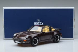 Porsche 911 964 Turbo Targa Braun Norev 1:18 187665 Metall – Bild 8 von 8