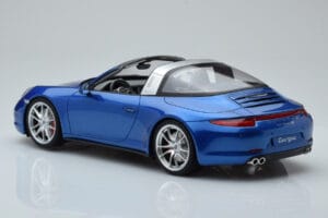Porsche 911 991 4S Targa Blau GT Spirit 1:18 GT037 Resin – Bild 4 von 5