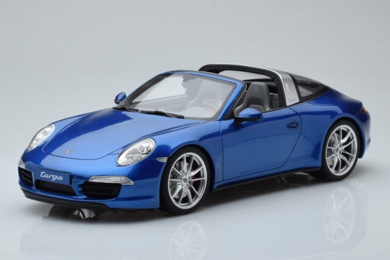 Porsche 911 991 4S Targa Blau GT Spirit 1:18