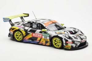 Porsche 911 991.2 GT3 R #69 Team Iron Force Racing Ring Police L. Luhr / M. Holzer ADAC GT Masters 2019 Minichamps 1:18 15319 – Bild 4 von 6