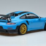 Porsche 911 991.2 GT3 RS Weissach Package Miami Blau Goldene Felgen Minichamps 1:18 153068310 Metall - image 2 of 6
