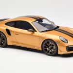 Porsche 911 991.2 Turbo S Exclusive Gold GT Spirit 1:18 - image 4 of 6
