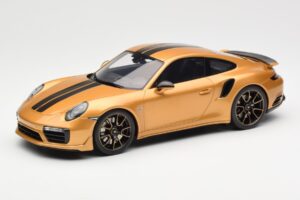 Porsche 911 991.2 Turbo S Exclusive Gold GT Spirit 1:18