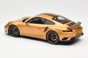 Porsche 911 991.2 Turbo S Exclusive Gold GT Spirit 1:18 GT444 Resin – Bild 5 von 6