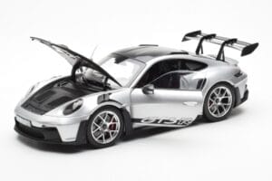 Porsche 911 992 GT3 Weissach Pack GT Silber Metallic Norev 1:18 187366 Metall – Bild 2 von 8