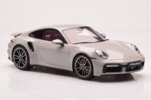Porsche 911 992 Turbo S Crayon Grau GT Spirit 1:18 GT431 Resin – Bild 4 von 6
