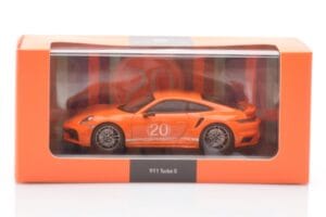 Porsche 911 992 Turbo S Gulf Orange Minichamps 1:43 WAP0209060N002 Metall – Bild 4 von 4
