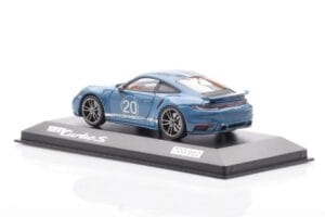 Porsche 911 992 Turbo S Oslo Blau Minichamps 1:43 WAP0209050N001 Metall – Bild 3 von 4