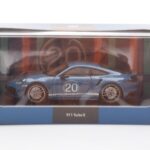 Porsche 911 992 Turbo S Oslo Blau Minichamps 1:43 - image 4 of 4