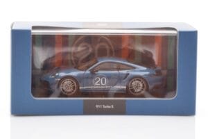 Porsche 911 992 Turbo S Oslo Blau Minichamps 1:43 WAP0209050N001 Metall – Bild 4 von 4