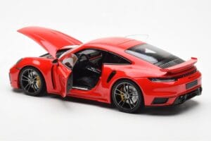 Porsche 911 992 Turbo S Sport Design Rot Minichamps 1:18 113069078 Metall – Bild 5 von 8